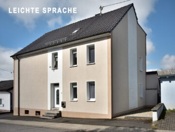 Das rechte Haus von einem Doppel·haus in Mackenrodt ist zu verkaufen.– TEXT IN LEICHTER SPRACHE, 55758 Mackenrodt, Einfamilienhaus